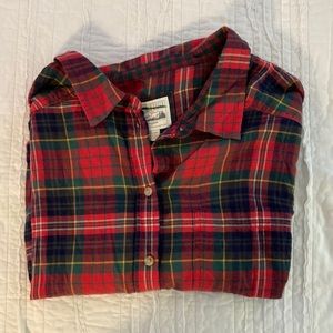American Eagle: Crop Flannel